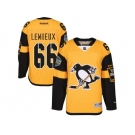 Men's Pittsburgh Penguins #66 Mario Lemieux Gold 2017 Stadium Series Stitched NHL Jersey