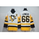 Men's Pittsburgh Penguins #66 Mario Lemieux White New Away Stitched NHL Jersey