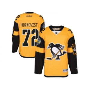 Men's Pittsburgh Penguins #72 Patric Hornqvist Gold 2017 Stadium Series Stitched NHL Jersey