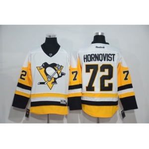 Men's Pittsburgh Penguins #72 Patric Hornqvist White New Away Stitched NHL Jersey