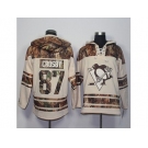 Men's Pittsburgh Penguins #87 Sidney Crosby Cream Camo Stitched NHL Jersey