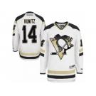 Men's Reebok Pittsburgh Penguins #14 Chris Kunitz Premier White 2014 Stadium Series NHL Jersey