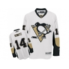 Men's Reebok Pittsburgh Penguins #14 Chris Kunitz Premier White Away NHL Jersey