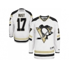 Men's Reebok Pittsburgh Penguins #17 Bryan Rust Premier White 2014 Stadium Series NHL Jersey