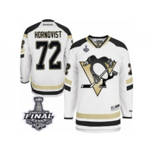 Men's Reebok Pittsburgh Penguins #72 Patric Hornqvist Authentic White 2014 Stadium Series 2017 Stanley Cup Final NHL Jersey