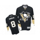 Men's Reebok Pittsburgh Penguins #8 Brian Dumoulin Authentic Black Home NHL Jersey