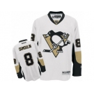 Men's Reebok Pittsburgh Penguins #8 Brian Dumoulin Premier White Away NHL Jersey