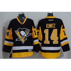 NHL Pittsburgh Penguins #14 Chris Kunitz Black Throwback jerseys