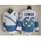 NHL Pittsburgh Penguins #66 Mario Lemieux Throwback white jerseys