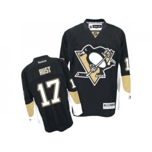Pittsburgh Penguins #17 Bryan Rust Black Home Stitched NHL Jersey