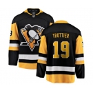 Pittsburgh Penguins #19 Bryan Trottier Fanatics Branded Black Home Breakaway NHL Jersey