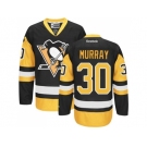 Pittsburgh Penguins #30 Matt Murray Black Alternate Stitched NHL Jersey