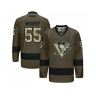 Pittsburgh Penguins #55 Larry Murphy Green Salute to Service Stitched NHL Jersey