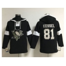 Pittsburgh Penguins #81 Phil Kessel Black Pullover NHL Hoodie