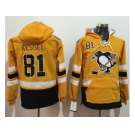 Pittsburgh Penguins #81 Phil Kessel Gold Sawyer Hooded Sweatshirt 2017 Stadium Series Stitched NHL Jersey