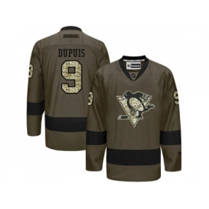 Pittsburgh Penguins #9 Pascal Dupuis Green Salute to Service Stitched NHL Jersey
