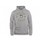 Pittsburgh Penguins Ash Heritage Pullover Hoodie