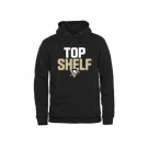 Pittsburgh Penguins Black Top Shelf Pullover Hoodie