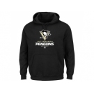 Pittsburgh Penguins Majestic Black Critical Victory VIII Pullover Hoodie