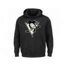 Pittsburgh Penguins Majestic Black Game Reflex Pullover Hoodie