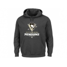 Pittsburgh Penguins Majestic Gray Big & Tall Critical Victory Pullover Hoodie