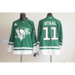 nhl jerseys pittsburgh penguins #11 staal green