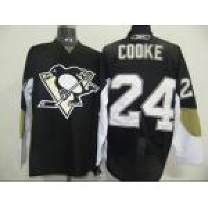 nhl jerseys pittsburgh penguins #24 cooke black