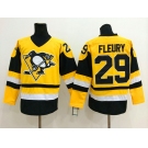 nhl jerseys pittsburgh penguins #29 fleury m&n yellow