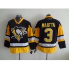 nhl jerseys pittsburgh penguins #3 maatta black-yellow[maatta]