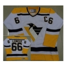 nhl jerseys pittsburgh penguins #66 lemieux white-yellow[patch C]