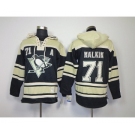 nhl jerseys pittsburgh penguins #71 malkin black-cream[pullover hooded sweatshirt patch A]