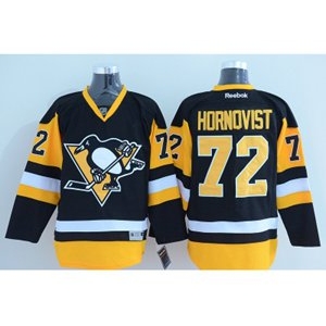 nhl jerseys pittsburgh penguins #72 hornovist black-yellow