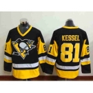 nhl jerseys pittsburgh penguins #81 kessel black-yellow[kessel]