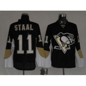 nhl pittsburgh penguins #11 staal black