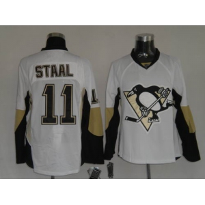 nhl pittsburgh penguins #11 staal white