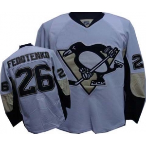 nhl pittsburgh penguins #26 fedotenko white