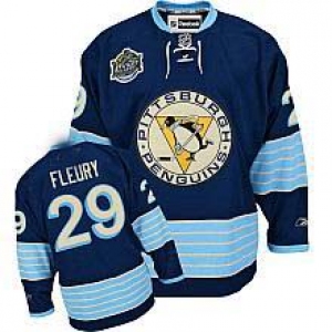 nhl pittsburgh penguins #29 fleury blue [2011 winter classic]