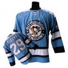 nhl pittsburgh penguins #29 fleury blue