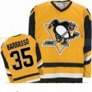 nhl pittsburgh penguins #35 borrasso m&n yellow