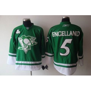 nhl pittsburgh penguins #5 engelland green [2011 new]