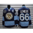 nhl pittsburgh penguins #66 lemieux blue [2011 winter classic]