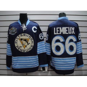 nhl pittsburgh penguins #66 lemieux blue [2011 winter classic]