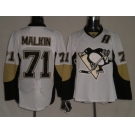 nhl pittsburgh penguins #71 malkin white