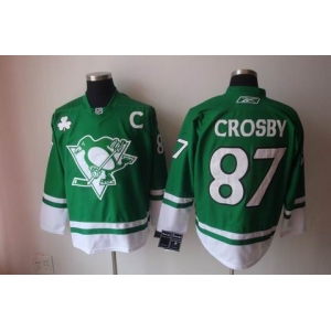 nhl pittsburgh penguins #87 crosby green [2011 new]