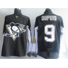 nhl pittsburgh penguins #9 dupuis black