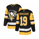 Youth Adidas Pittsburgh Penguins #19 Derick Brassard Authentic Black Home NHL Jersey