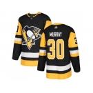 Youth Adidas Pittsburgh Penguins #30 Matt Murray Black Home Authentic Stitched NHL Jersey