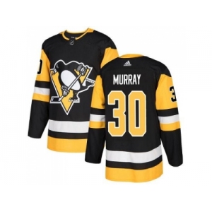 Youth Adidas Pittsburgh Penguins #30 Matt Murray Black Home Authentic Stitched NHL Jersey