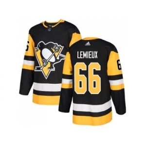 Youth Adidas Pittsburgh Penguins #66 Mario Lemieux Black Home Authentic Stitched NHL Jersey