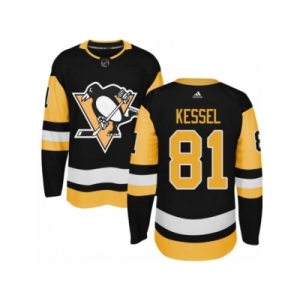 Youth Adidas Pittsburgh Penguins #81 Phil Kessel Authentic Black Home NHL Jersey